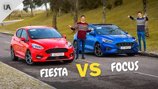 FORD FIESTA ou FOCUS? MESMO MOTOR (155CV MHEV) ... MAS QUAL DEVES ESCOLHER? | REVIEW PORTUGAL