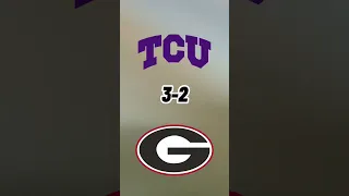 TCU vs Georgia NCAA National Championship