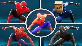 ALL 42 Suits of Spider-Man Ps4