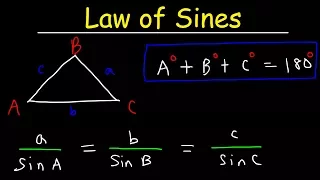 Law of Sines, Basic Introduction, AAS & SSA - One Solution, Two Solutions vs No Solution, Trigonomet