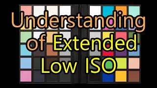 Understanding of Extended low ISO/확장 저감도가 이미지에 미치는 영향과 그 이유