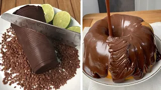 Perfect Chocolate Cake Decorating In The World | Oddly Satisfying Cake Tutorial | Yummy Cake