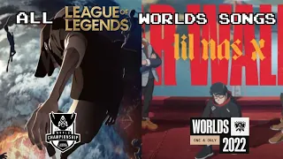 All League of Legends Worlds Songs 2014-2022