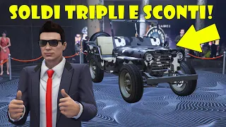 SOLDI TRIPLI E SCONTI! AGGIORNAMENTO SETTIMANALE GTA 5 ONLINE ITA