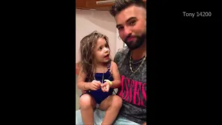 Kendji Girac et la petite Mila   💞