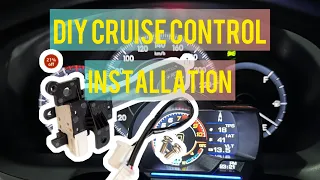 DIY Cruise control installation Yaris Vios 2020