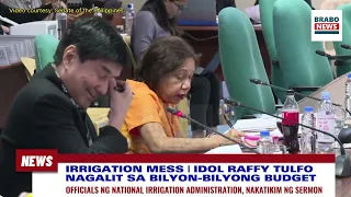 Officials ng NIA, nakatikim ng sermon; Idol Raffy, nagalit sa bilyon-bilyong budget