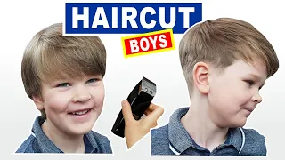 HOME HAIRCUT TUTORIAL |  How To Cut Boys Hair With Clippers