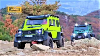 RC Car TRACTION HOBBY Brabus G550 Mountain Rock Climbing Action 2 벤츠 부라부스