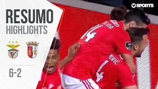 Highlights | Resumo: Benfica 6-2 Braga (Liga 18/19 #14)