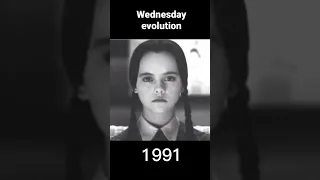 Wednesday Addams evolution 1938 -2022