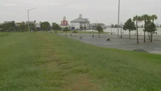 Quiet along New Orleans lakefront ahead of Tropical Storm Barry