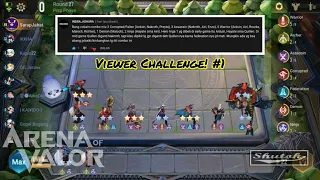 Viewer Challenge #1 Combo Mix Lineup - Carano Chess AOV - Arena Of Valor