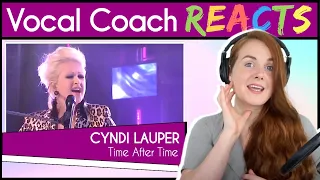 Vocal Coach reacts to Cyndi Lauper - Time After Time (Live)