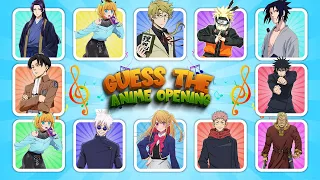 🎵 Guess Anime Openings🗣️🎤 Very EASY - Very HARD 🔥 Anime Opening Quiz