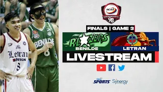 NCAA Season 98 | Benilde vs. Letran (Men’s Basketball Finals Game 3) | LIVESTREAM