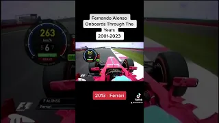 Fernando Alonso Onboards Through The Years 2001-2023