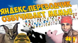 Яндекс переводчик озвучивает МЕМЫ