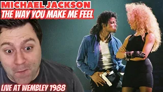 The Way You Make Me Feel - Michael Jackson | LIVE AT WEMBLEY REACTION