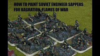 How to Paint Soviet Engineer Sappers for Flames of War