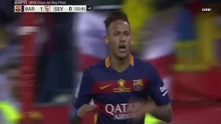 Neymar Vs Sevilla CDR Final (22/05/2016) HD