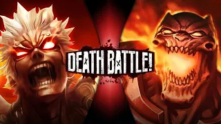 Asura VS Atrocitus (Asura's Wrath VS DC) | DEATH BATTLE Idea