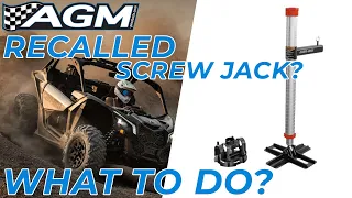 RECALLED SCREW JACK? What to do?