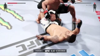 EA SPORTS™ UFC® 2 Career 13 sec knockout against Weidman