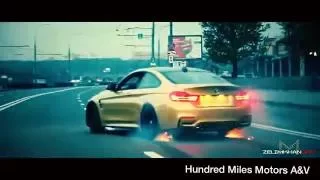 BMW M4 - Crazy drifting! (Moscow City)