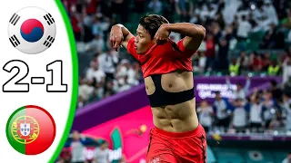 World Cup | South Korea vs Portugal (2-1) Extended Highlights & All Goals | Fifa World Cup 2022