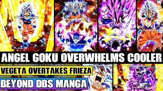 Beyond Dragon Ball Super Angel Goku Overwhelms Platinum Cooler As Vegeta Dominates Black Frieza!
