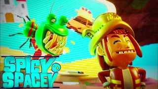 Spicy Spacey 🚀 Folge 12: Außerirdisches Insekt 🪐 CGI Animierte Kurzfilme ⚡ Lustige Cartoons