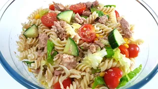 Tuna Pasta Salad/Simple & Healthy Salad Recipe