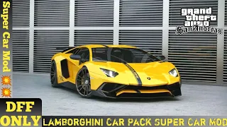 Gta San Andreas Lamborghini Car Pack Mod For Android | Dff Only | Car Mod | gta sa dff only android