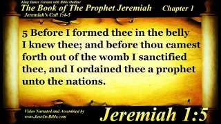 Jeremiah Chapter 1 - Bible Book #24 - The Holy Bible KJV Read Along Audio/Video/Text