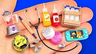 16 DIY BARBIE MINIATURES, SCHOOL SUPPLIES