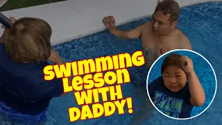 SWIMMING LESSON WITH DADDY • RED NOVENO