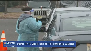 Rapid Tests Might Not Detect Omicron Variant