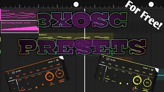 3X OSC presets for Fl studio mobile (free Flm)