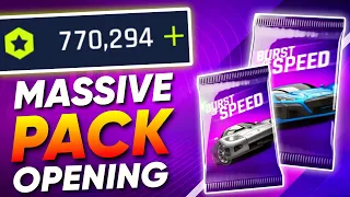 SPENDING +750000 Seasons Tokens in Burst of Speed Packs!  | Asphalt 9 Pack Opening