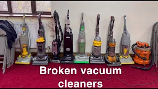 Broken domestic vacuum cleaners in a commercial environment  - overview & repair!