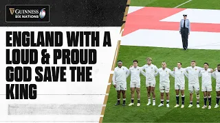 GOD SAVE THE KING 👑 | A rousing rendition of the anthem at Twickenham