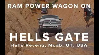 Ram Power Wagon on Hell's Gate - Hells Revenge - Moab