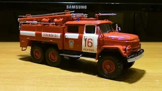 Сборка модели пожарного автомобиля ЗиЛ 131 АЦ 40 AVD models