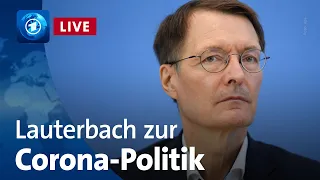 Bundesgesundheitsminister Lauterbach beantwortet Fragen zur Gesundheits- und Corona-Politik