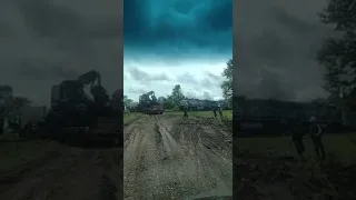 LOCOMOTIVA DA RUMO LOGÍSTICA ATINGE CARRETA QUE ENROSCOU NA LINHA FÉRREA EM ORTIGUEIRA