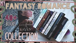 My Fantasy Romance Collection // Bookshelf Tour // 2021