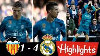 Valencia vs Real Madrid 1-4 - La Liga - Highlights - 27/01/2018 - HD