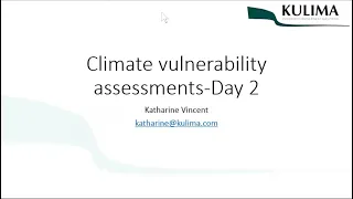 Rural Action for Climate Resilience - Online Seminar 3