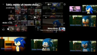 Sonic Movie  Uh Meow Choose your  Favorite Comparison (Part 7 )